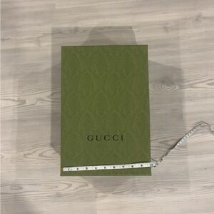 Gucci Olive Green Embossed Box